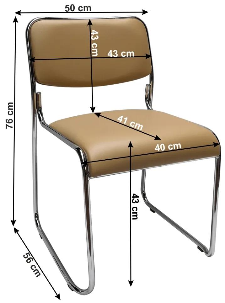 Konferenčná stolička Bulut - hnedá