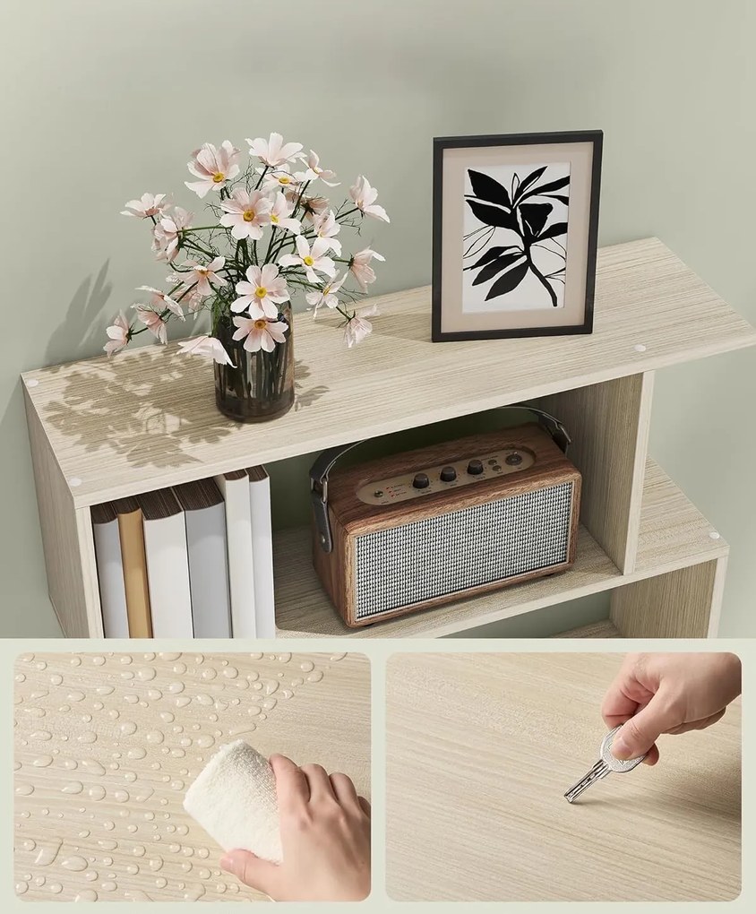 Knihovna Vasagle Medo 70 cm hnědá