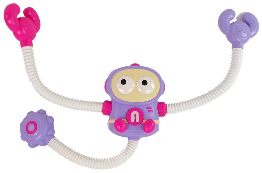 Lean Toys Vodná hračka – ružový kozmonaut