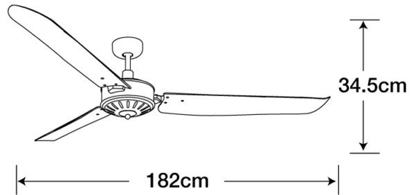 Lucci Air 211022 - Stropný ventilátor AIRFUSION CAROLINA hnedá