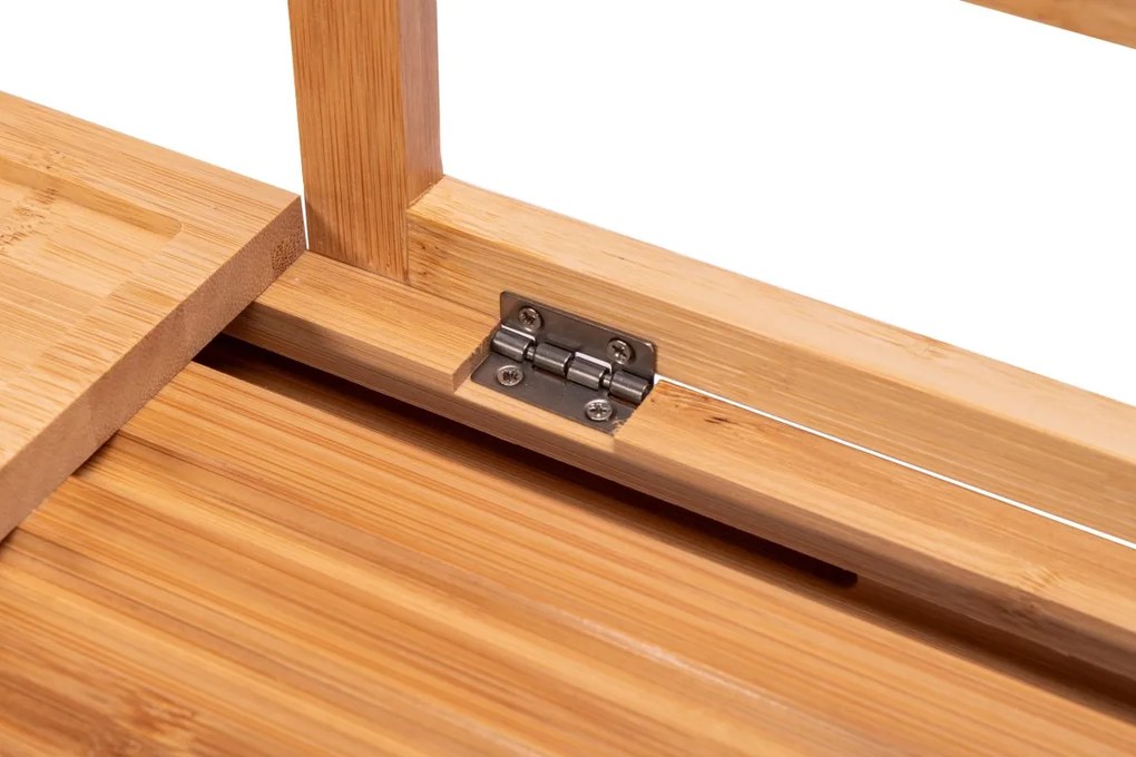 Bambusový stolík do vane Dafne hnedý