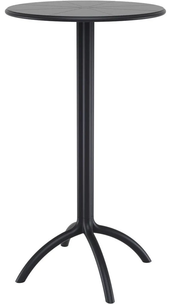 OCTOPUS BAR Ø60 záhradný barový stôl dark grey