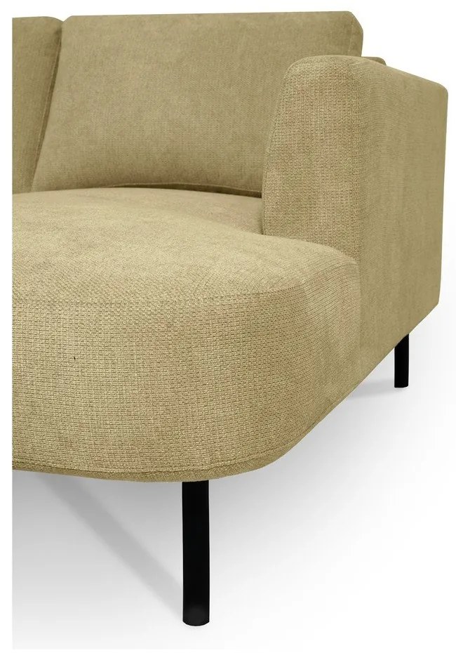 Okrovožltá rohová pohovka (ľavý roh/do "U") Hero – Scandic