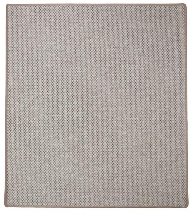 Vopi koberce Kusový koberec Nature svetle béžový štvorec - 120x120 cm