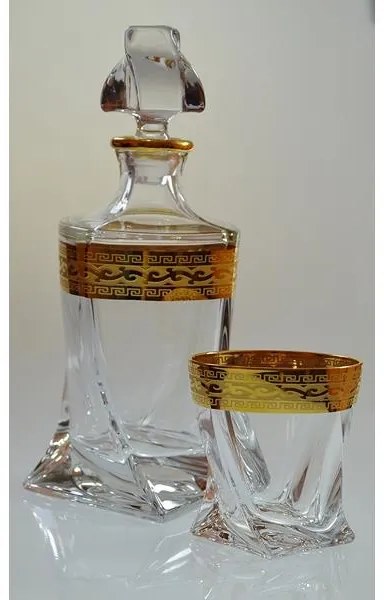BOHEMIA QUADRO RICH GOLD WHISKY SADA 1+6 KS