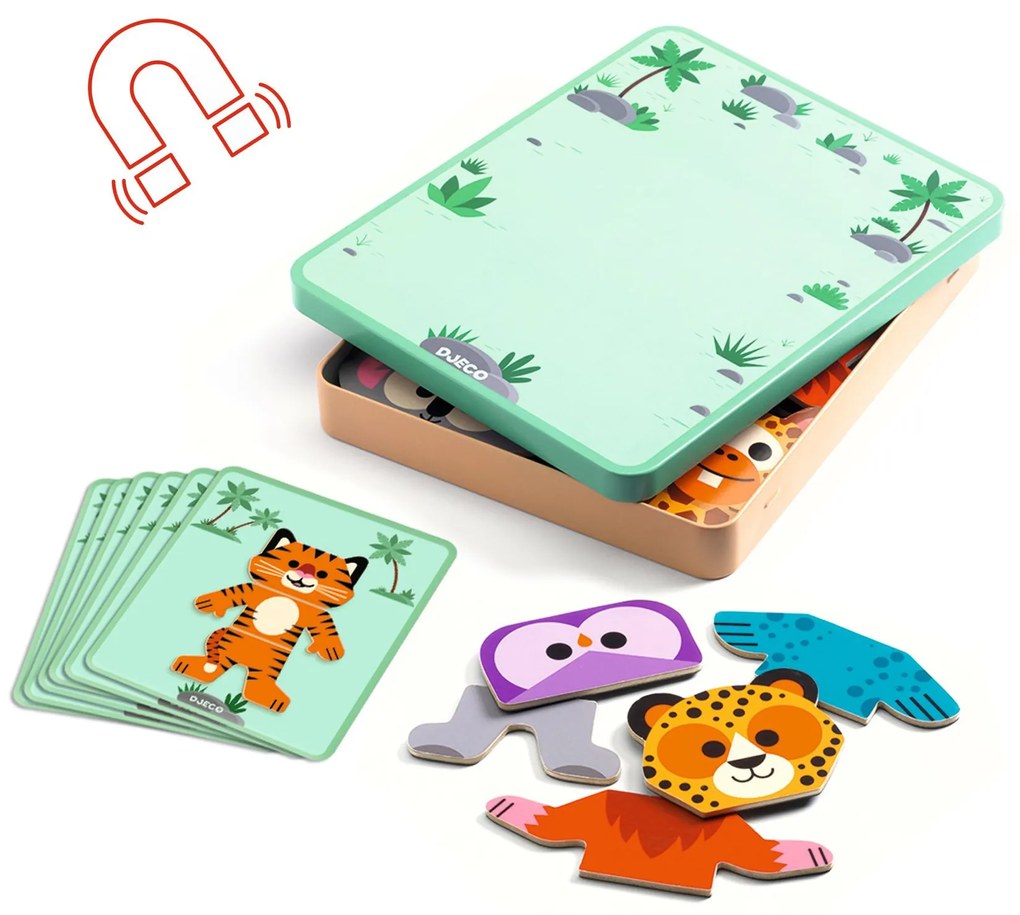 Hra s magnetmi – veselé zvieratká