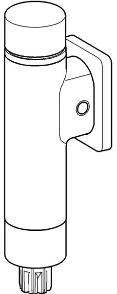 GROHE 37349000 - Tlakový splachovač RONDO A.S. 3” lesklý chróm