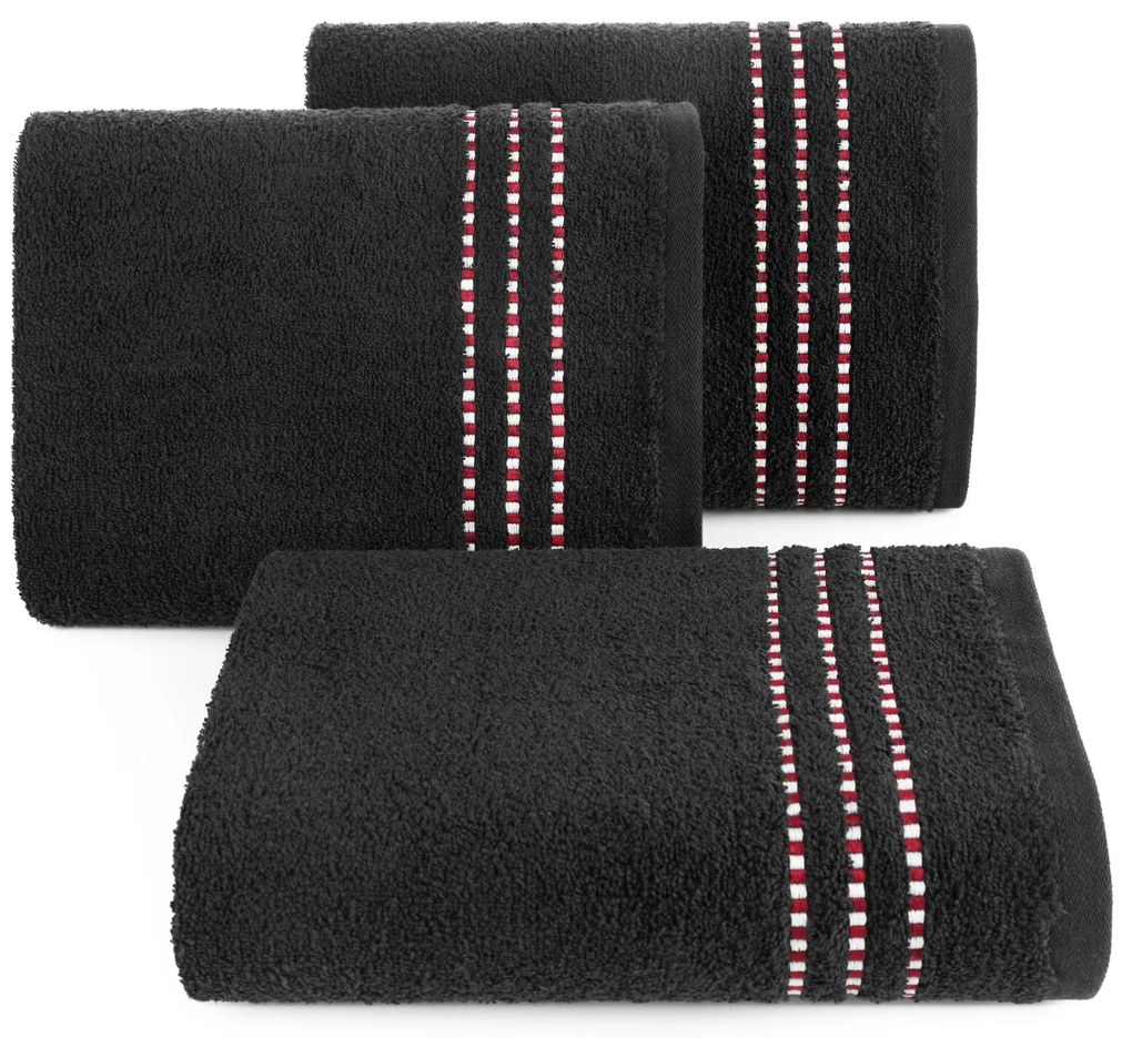 FROTÉ UTERÁK FIORE 70X140 CM ČIERNA