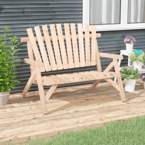 vidaXL 2-miestna záhradná lavica 119x85x98 cm masívny smrek-