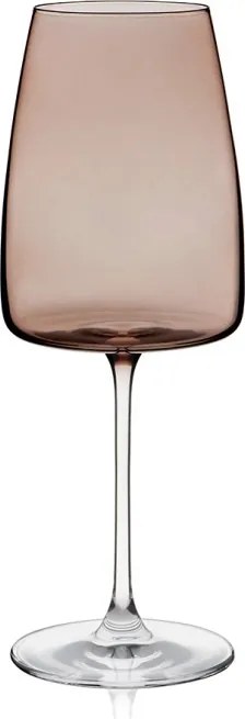 RONA DECO FADE AMBER POHÁR NA VÍNO 510ML SADA 4KS