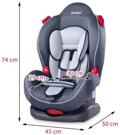 CARETERO Autosedačka CARETERO Sport classic black