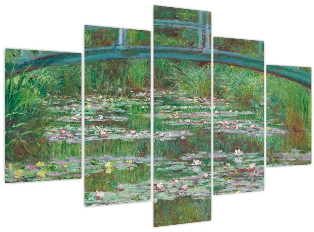 Obraz - Claude Monet, The Japanese Footbridge, reprodukcia (150x105 cm)