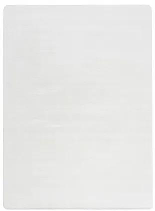 Sammer Kvalitný biely shaggy koberec v bielej farbe C317 160 x 220 cm