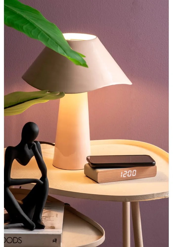 Ružová stolová lampa (výška 33 cm) Ameno – Leitmotiv