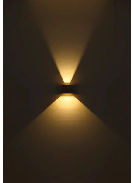 Globo 15553W1W - LED Nástenné svietidlo ALINA LED/8W/230V hnedá