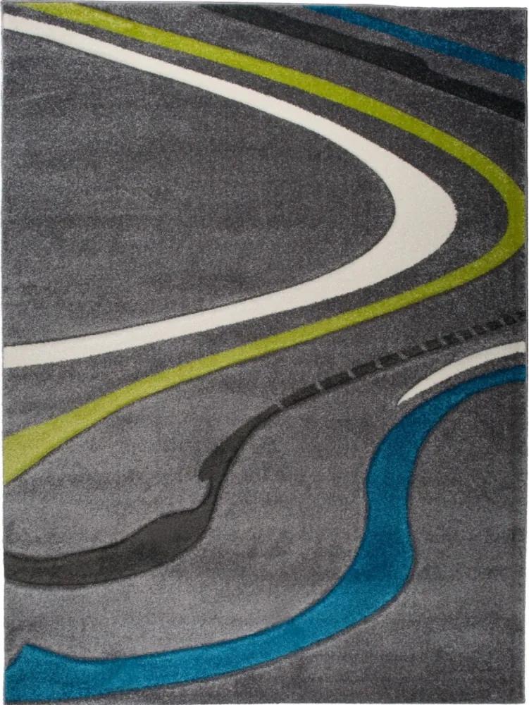 Kusový koberec Moderné tvary 2 sivý, Velikosti 200x290cm