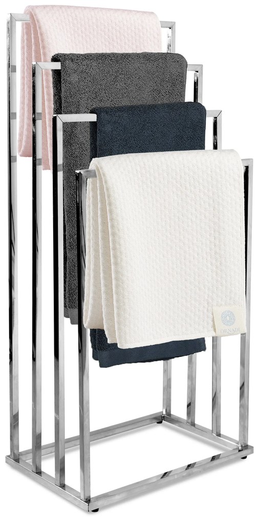 Dekorstudio Vešiak na uteráky 4-ramenný - chrómový