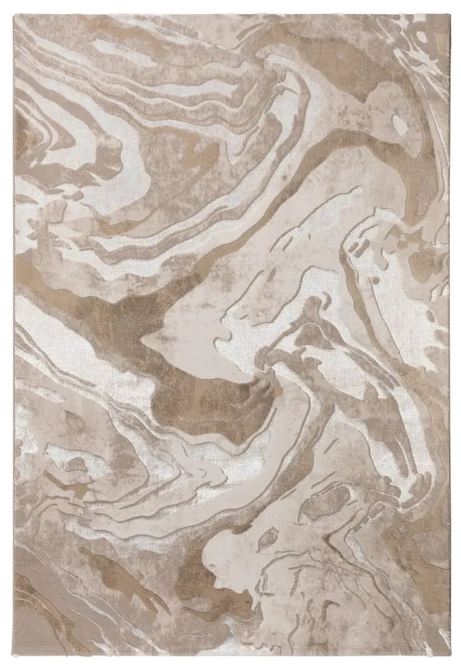 Béžový koberec 120x170 cm Marbled – Flair Rugs