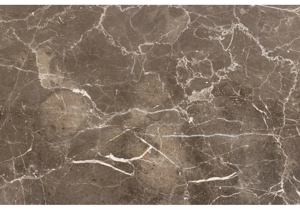 Okrúhly odkladací stolík s mramorovou doskou ø 52 cm Avila – Actona