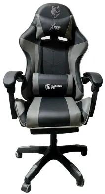 Sammer Polohovateľná herná stolička v sivej farbe FG-02-sive