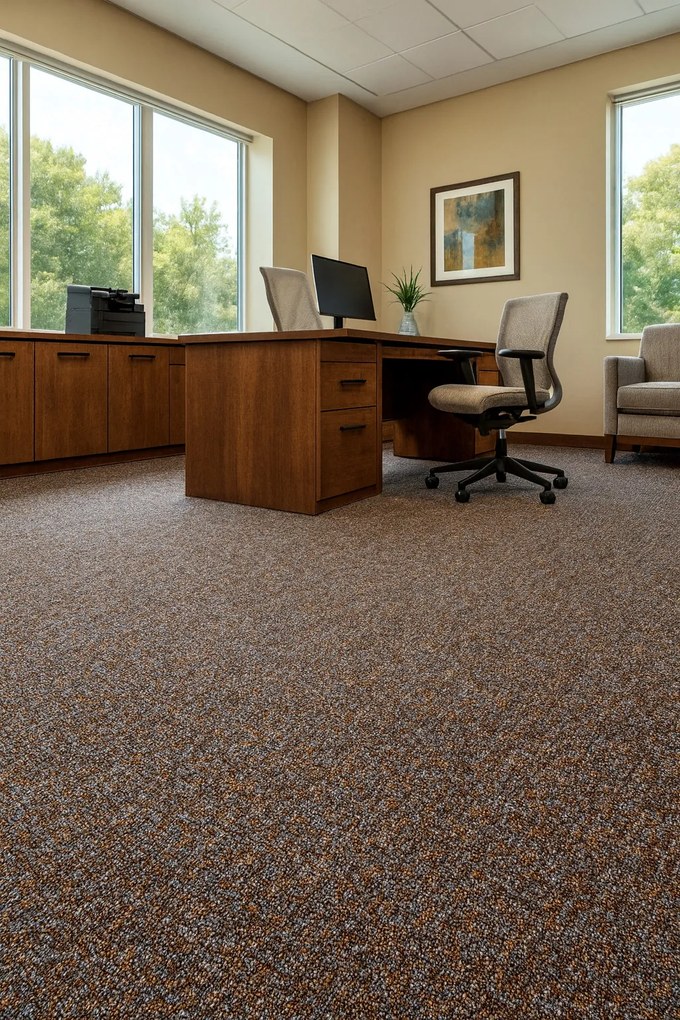 Timzo, Koberec metráž Mammut 8016 hnedý, na mieru, šíře 4m, hnedá, ab (mriežka), chodba / predsieň