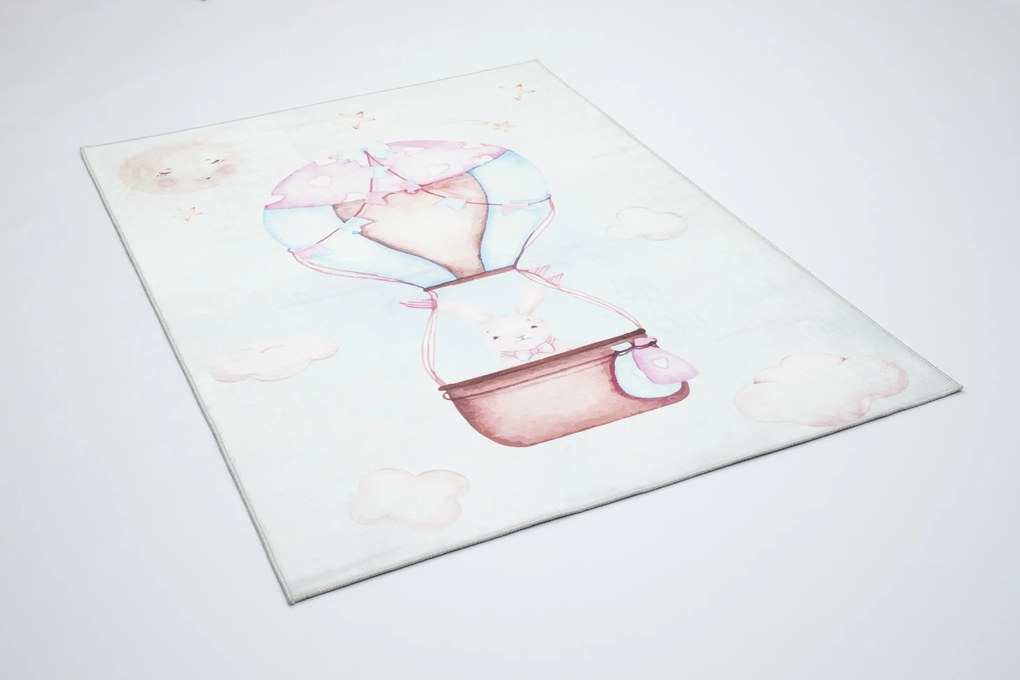 Detský koberec KIDS 2403177N obdĺžnikový – mäkký polyester Rozmer: 80x150 cm