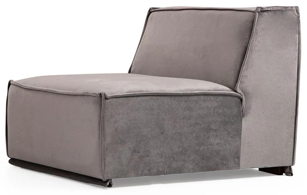 Dizajnová 3-miestna sedačka Valtina 300 cm sivá