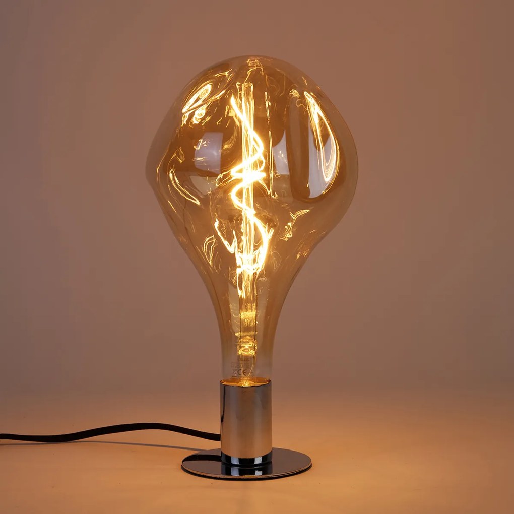 E27 Stmievateľná LED žiarovka PS160 zlatá 6W 340lm 1800K