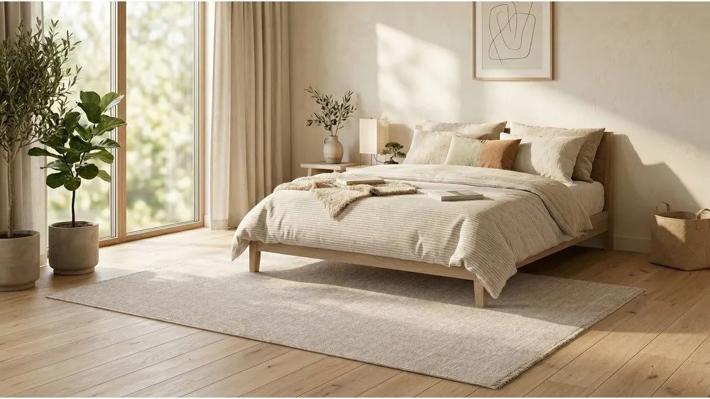 Krémovobiely koberec 200x290 cm Puro – ESTE