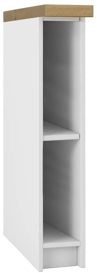 TP Living Kuchynská skrinka Melo 15 cm biela/dub artisan