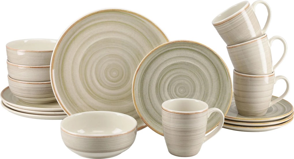 XXXLutz KOMBINOVANÝ SERVIS Caoba 16-dielne Creatable - Online Only bytové doplnky - 007768078801