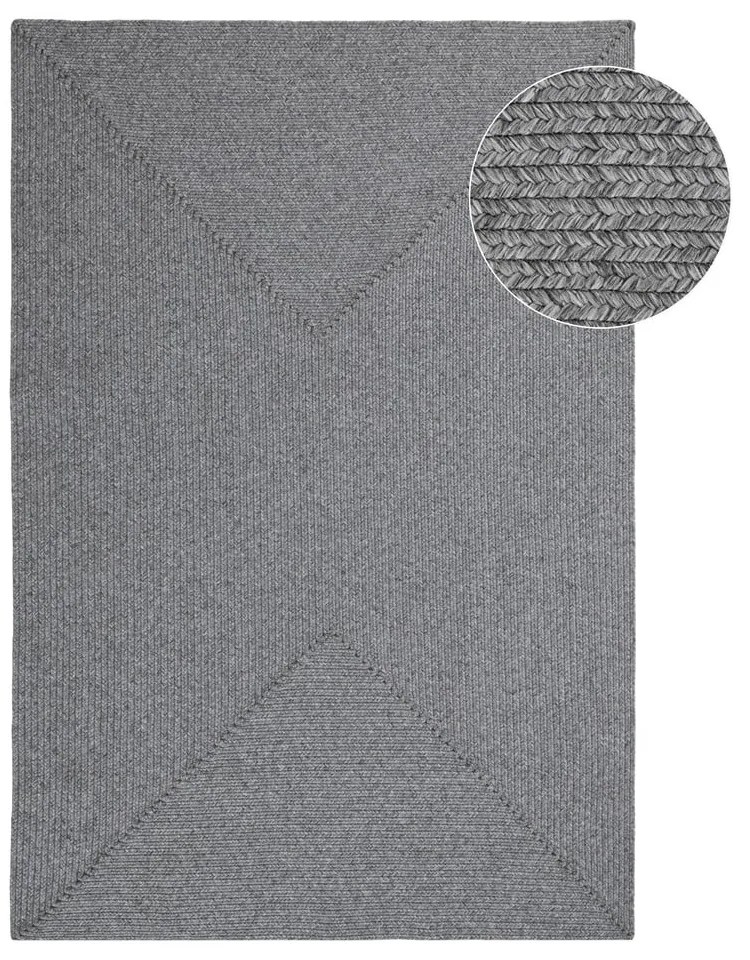 Sivý vonkajší koberec 150x80 cm - NORTHRUGS