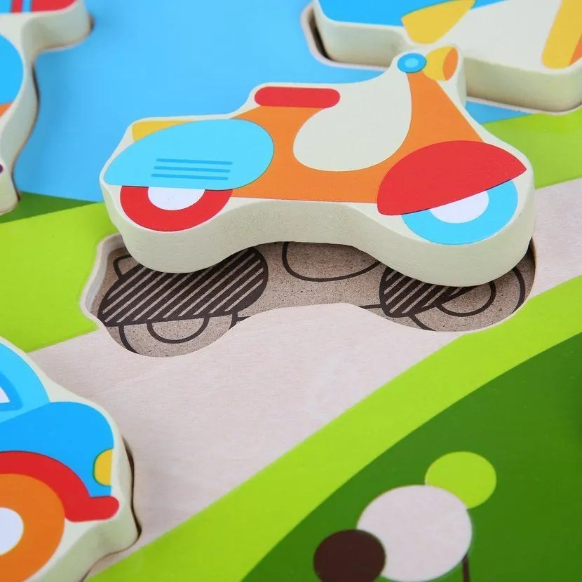 Lucy & Leo puzzle dopravné prostriedky LL229