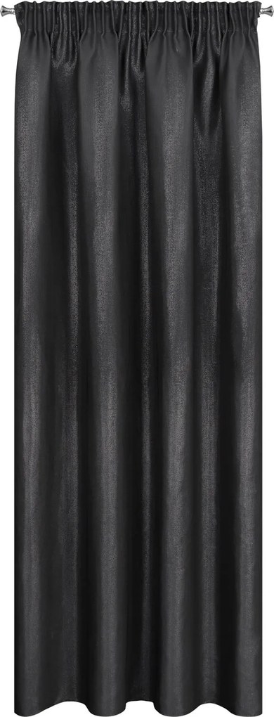 ZATEMŇOVACÍ ZÁVES NA PÁSKE AGGIE 140X270 CM ČIERNA