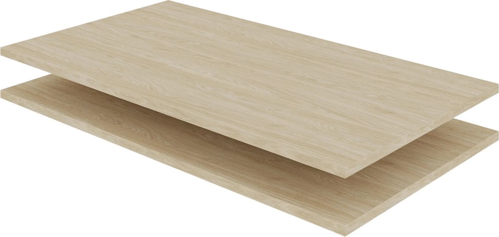 XXXLutz SADA VKLADACÍCH POLÍC, farba duba, 87,9/1,8/55,1 cm Hom`in - Skrine - 0026470041HW