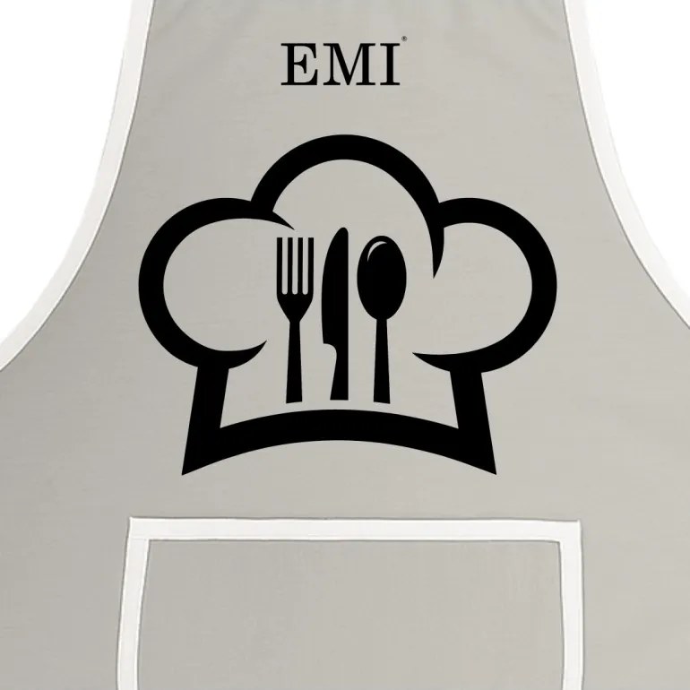 Kuchynská zástera Chef EMI, sivá