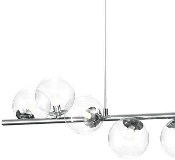 ONLI - Závesný luster na lankách KIMBERLY 8xG9/6W/230V lesklý chróm