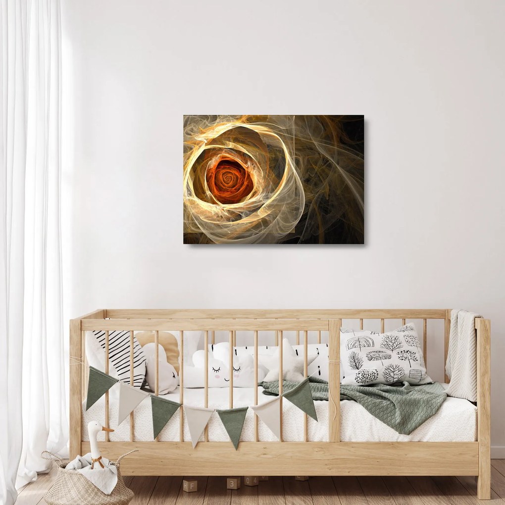 Sklenený obraz - Ruže umeleckého duchu (70x50 cm)