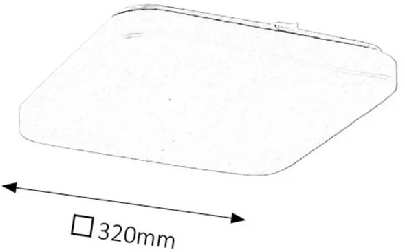 Rabalux LED stropné svietidlo Rob 1x32W | 2600lm | 4000K - biela