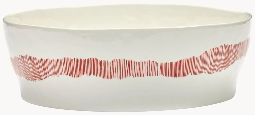 Šalátová misa's reaktívnou glazúrou Feast