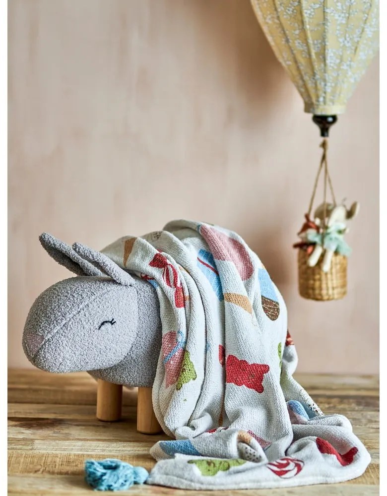 Biela detská deka 130x160 cm Sweets – Bloomingville Mini