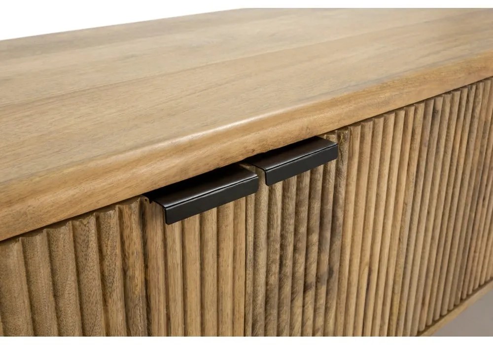 TV stolík z mangového dreva v prírodnej farbe 145x50x40 cm Mundra – MOME
