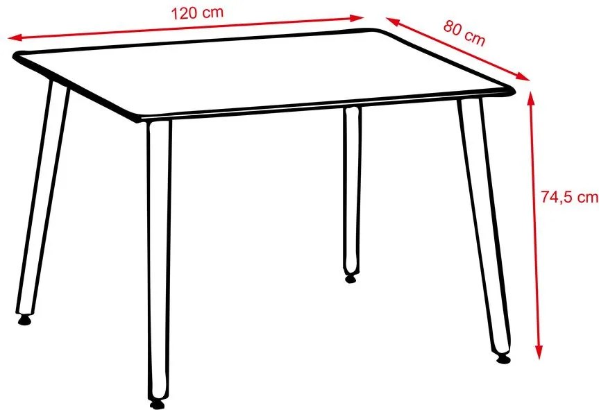 Jedálenský stôl Catini KARUP