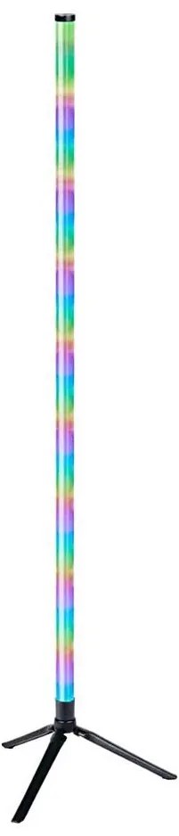 Grundig - LED RGBW stmieiteľná stojacia lampa LED/10W/5V čierna + diaľkové ovládanie