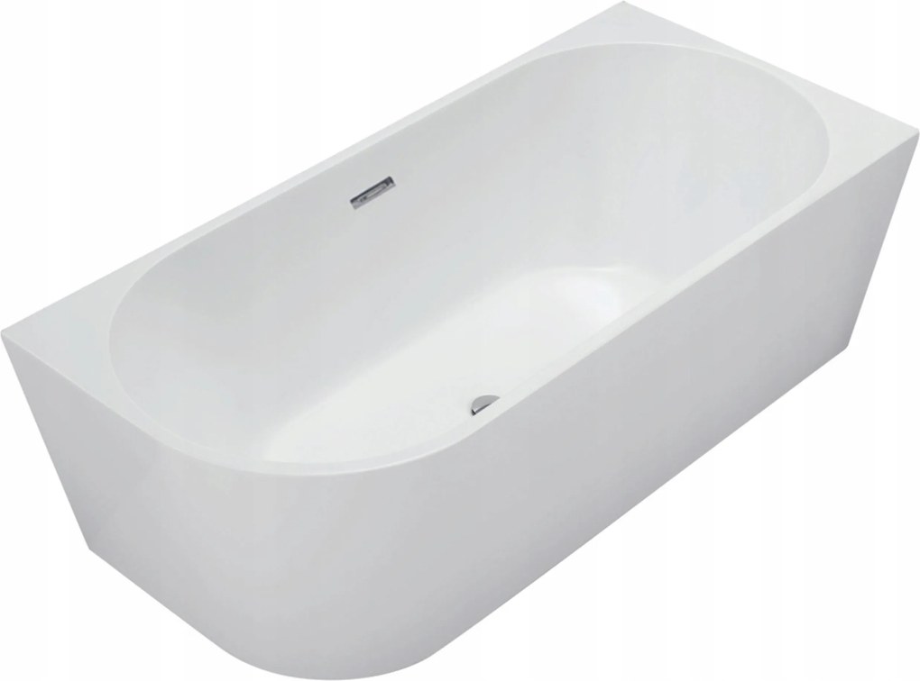 Voľne stojaca rohová vaňa Avola White 160 x 80 cm