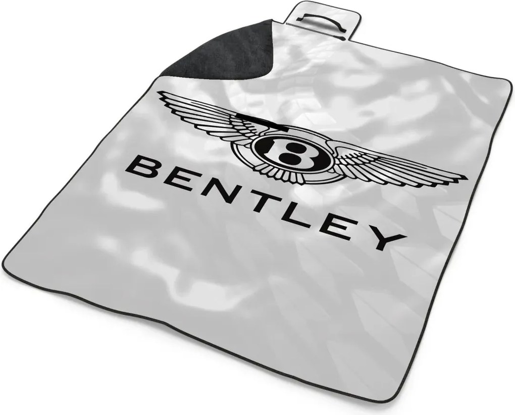 Sablio Plážová deka Bentley na bielej: 200x140 cm