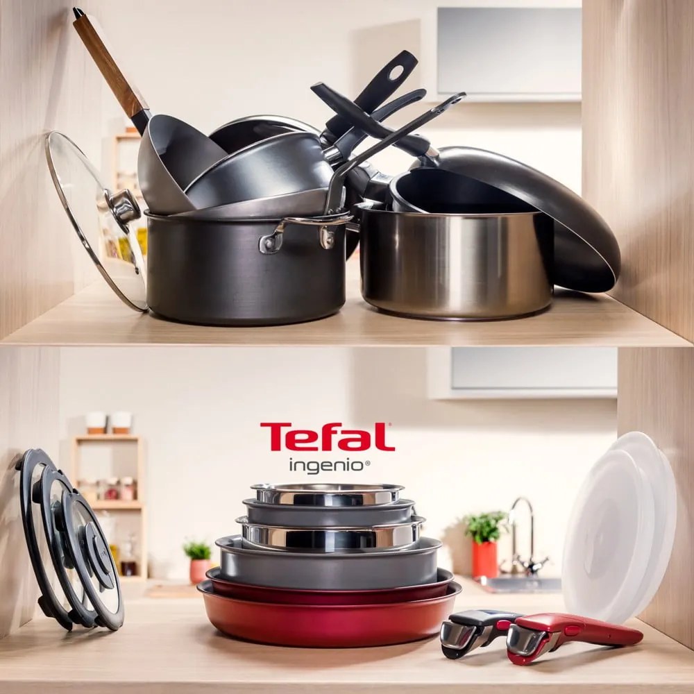 Hliníková súprava riadu 9 ks INGENIO Cook Eat L881S904 – Tefal