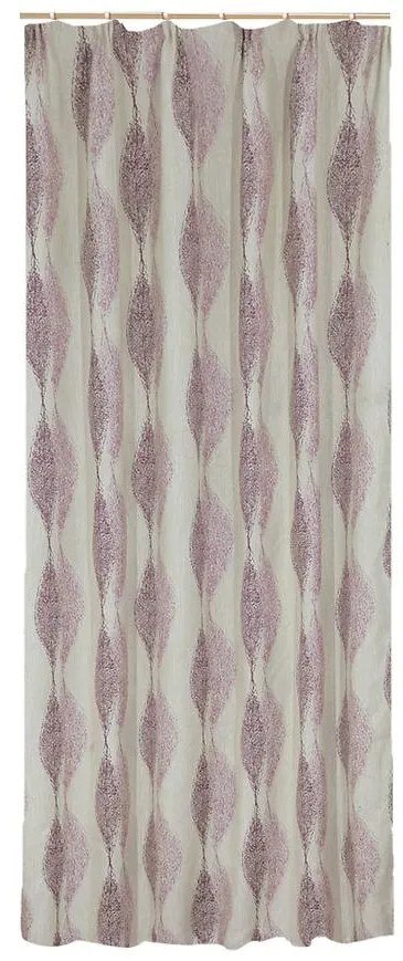 Závesy  na  riasiacej  páske  Ccsq45/135x250/ fialový