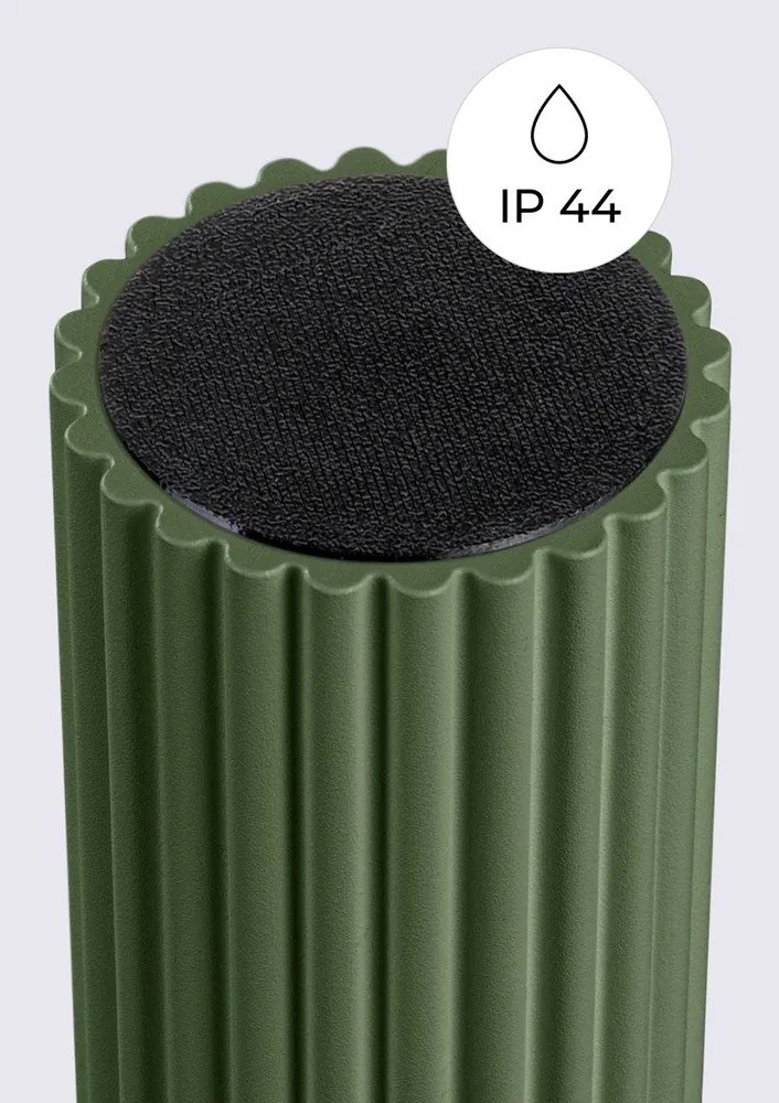 Zelené stropné svietidlo so skleneným tienidlom ø 12 cm Orbital – Sollux