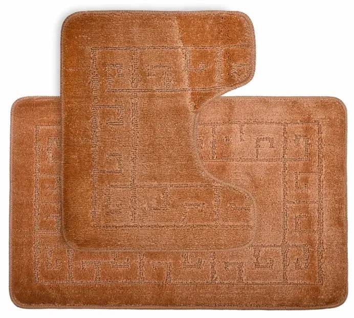 Kúpeľňové predložky set 2 kusov Robin hnedé EMI